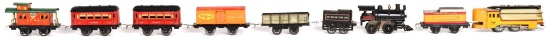 2-American Flyer Engines Cast & Art Deco Style