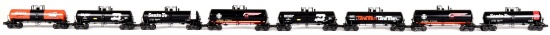 8-Atlas O Gauge Small Tank Cars