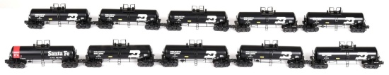 10-K-Line O Gauge Tank Cars