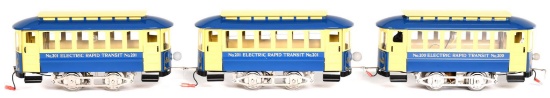 MTH Standard Gauge Trolly 200, 201, 201
