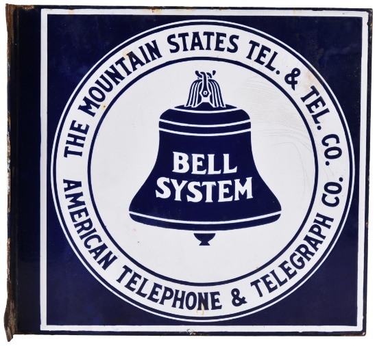 Bell System Mountain States Porcelain Sign