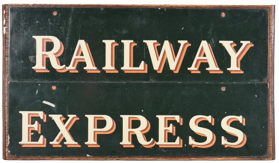 Railway Express Metal Signs