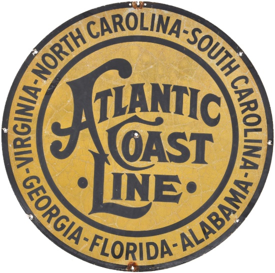 Atlantic Coast Line Metal Sign