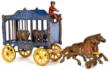 Hubley Cast Iron Royal Circus Rhino Wagon