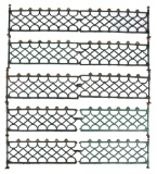 10-Kenton Ornate Cast Iron Fencing w/one foot