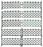 10-Kenton Ornate Cast Iron Fencing w/one foot