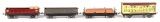 4-Lionel Standard Gauge Cars 213 Cattel, 211 flat, 2-212 Gondola