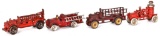 4-Cast Iron ladder & Fire Engine Vehicles