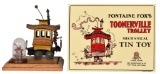 Tin Litho Nifty Toonerville Trolley Windup Toy