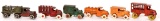 6-Different Cast Iron Trucks