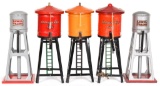 2-Lionel Water Towers & 3-American Flyer