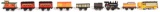2-American Flyer Engines Cast & Art Deco Style