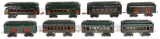 8-Lionel O Gauge Cars, 2-602, 3-601, 2-610 & 612