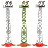 3-Lionel Floodlight Towers 1-(Type I) 2-(Type II)