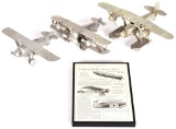 3-Metalcraft Airplane Models Assemble & Framed Ad