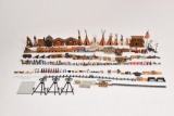 4-Large Box Lots of Train Layout Items