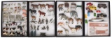 3-Small Showcase Full of Metal Animal, People and More
