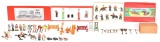 Chelsea Toy Soldier Gas Set, Cowboys & Indian Lead Figures
