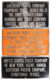 3-Southern Pacific Metal Sign