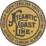 Atlantic Coast Line Metal Sign