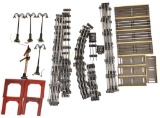 Lionel Standard Gauge Metal Trusses, track & Street Lights