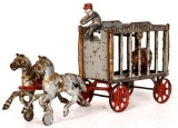 Hubley Cast Iron Royal Circus Bear Wagon