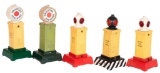 Lionel 2-RR Crossing Lights & 3-Silent Policeman