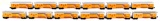 12-Lionel Pacific Fruit Express O Gauge Plastic Box Cars