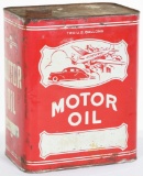 2 Gallon Can With Plane & Car Graphic