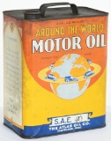 Around The World Motor Oil 2 Gallon Can