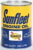 Sunoco Sunfleet Engine Oil 1 Quart Can Composite