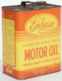Embassy Motor Oil 2 Gallon Can
