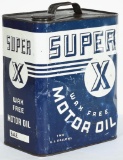 Super X Motor Oil 2 Gallon Can