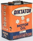 Diktator Motor Oil 2 Gallon Can
