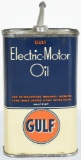 Gulf Electric-Motor Oil Can