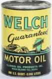 Welch Motor Oil 1 Quart Can Composite