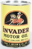 Invader Motor Oil 1 Quart Can
