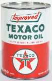 Texaco Improved Motor Oil 1 Quart Can