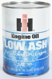 IH Low Ash 1 Quart Oil Can Composite Blue