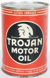 Cities Service Trojan Motor Oil 1 Quart Can