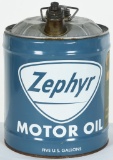 Zephyr Motor Oil 5 Gallon Can