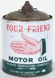 Billups Your Friend Motor Oil 5 Gallon Can