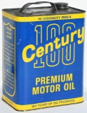 100 Century Motor Oil 2 Gallon Can