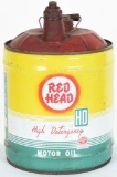 Red Head HD Motor Oil 5 Gallon Can