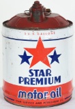 Star Premium Motor Oil 5 Gallon Can