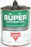 Conoco Super Motor Oil 5 Gallon Can