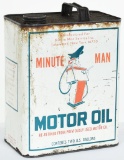 Minute Man Motor Oil 2 Gallon Can