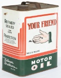 Billups Your Friend Motor Oil 2 Gallon Can