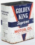 Golden King Supreme Motor Oil 2 Gallon Can