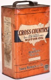 Cross Country Motor Oil 10 Quart Can